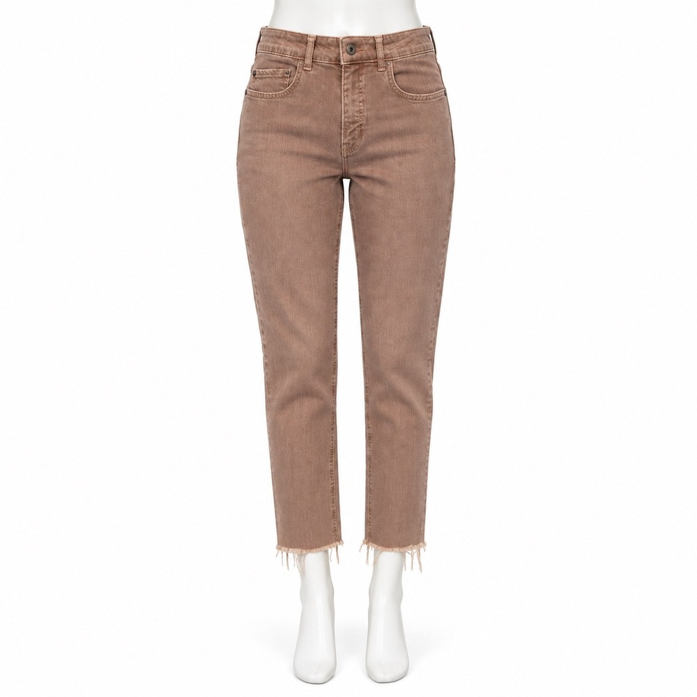 Anthropologie Pilcro The Vintage Straight Jeans Women's 26 Rose Rust Ankle